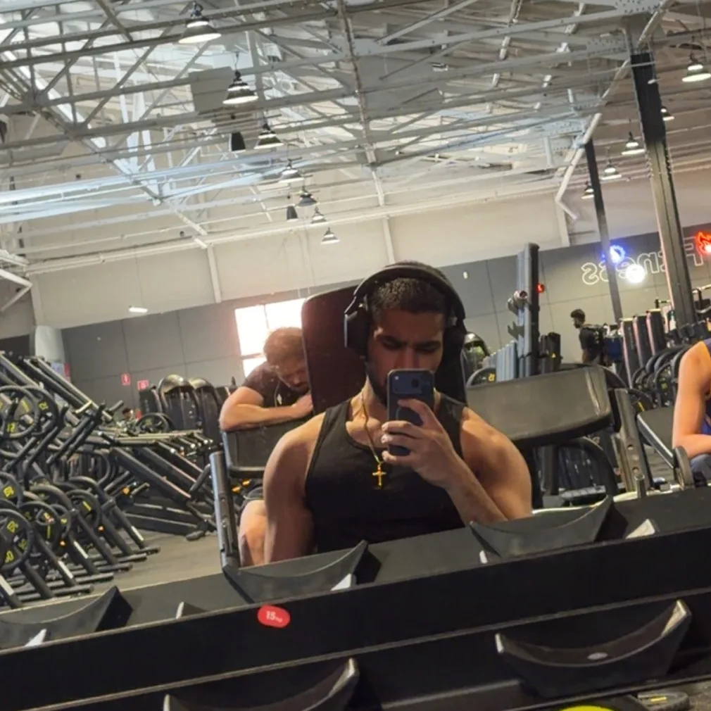 Jamie's workout selfie